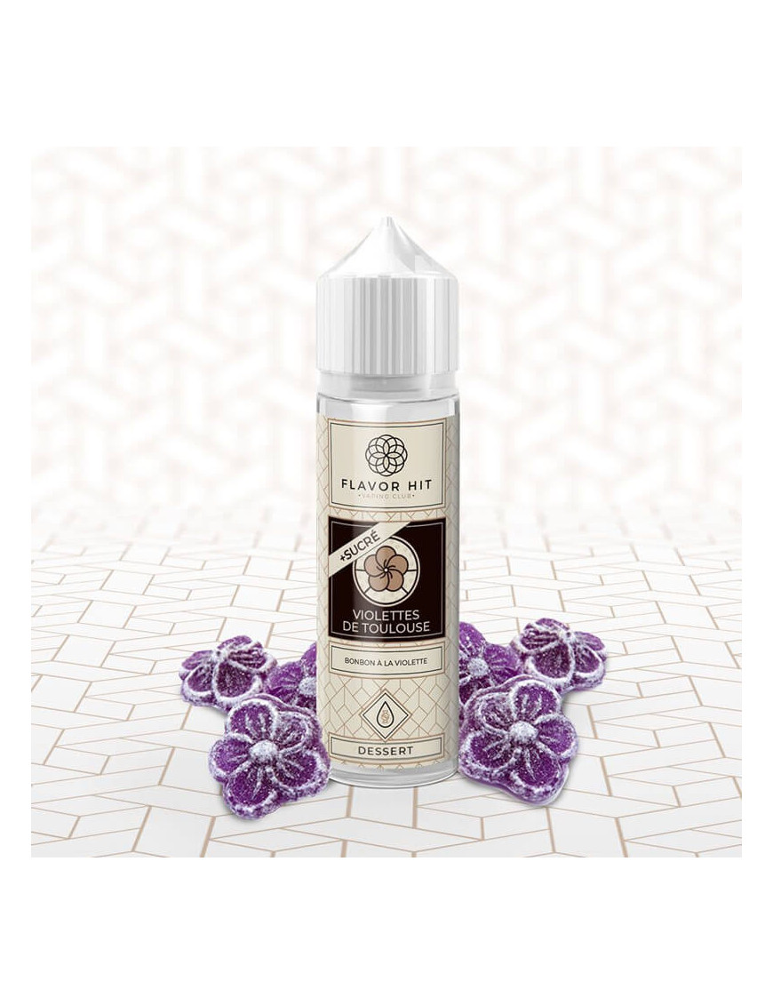 Violettes De Toulouse + sucré 0mg 50ml - Flavor Hit | E-Liquid Veilchen & Zucker