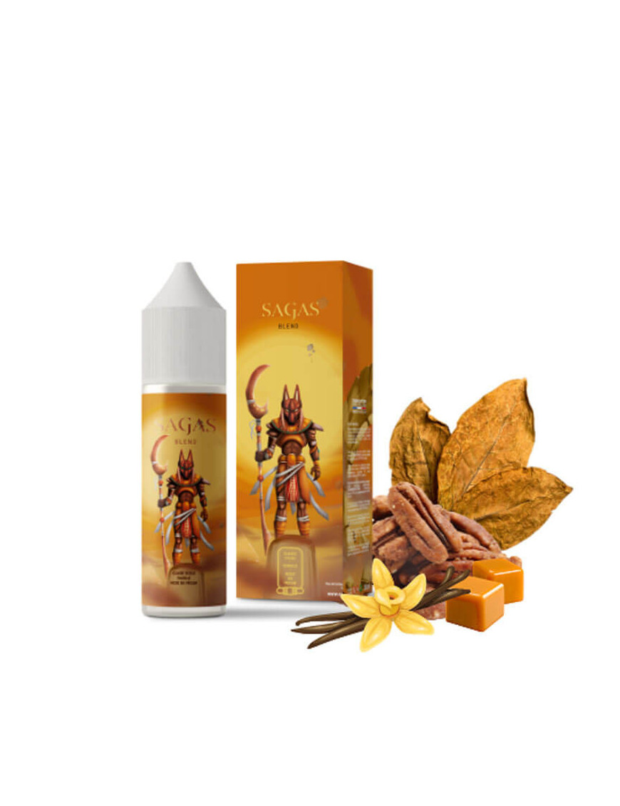 Sagas Blend 0mg 50ml - Solana | E-Liquid Blondtabak, Vanille und Pekannuss
