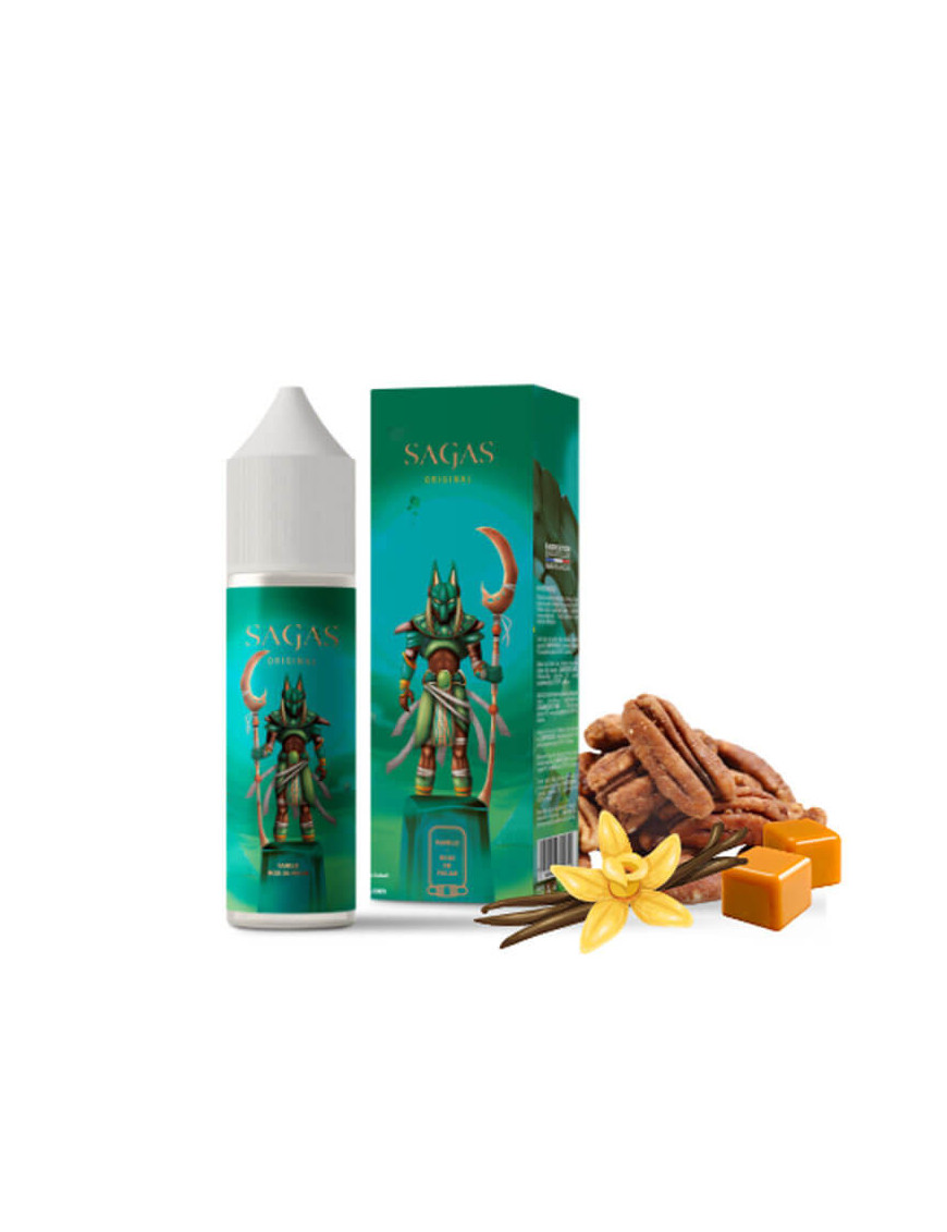 Sagas Original 0mg 50ml - Solana | E-Liquid Vanille, Karamell und Pekannuss