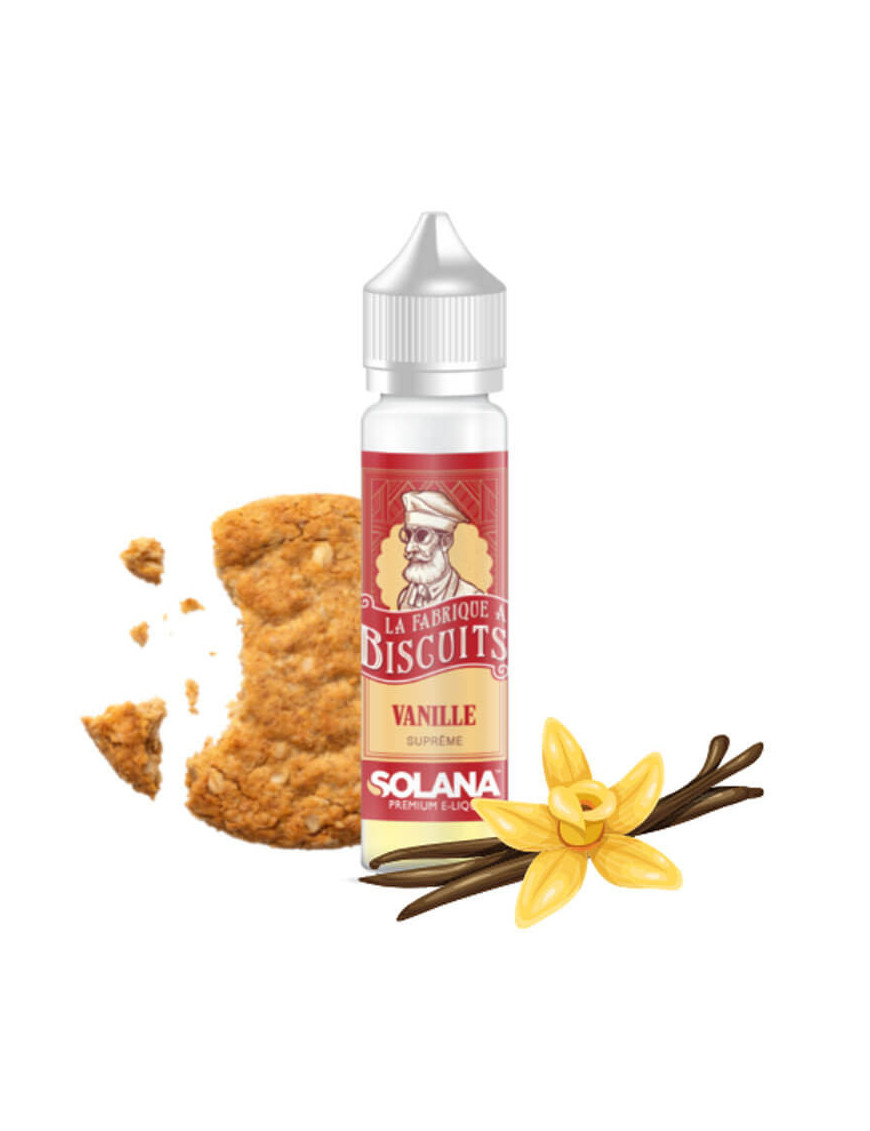 Vanille Suprême 0mg 50ml - Solana | E-Liquid Butterkeks und Vanille