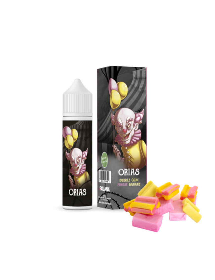 Orias 0mg 50ml - Solana | E-Liquid Erdbeer-Bananen-Kaugummi