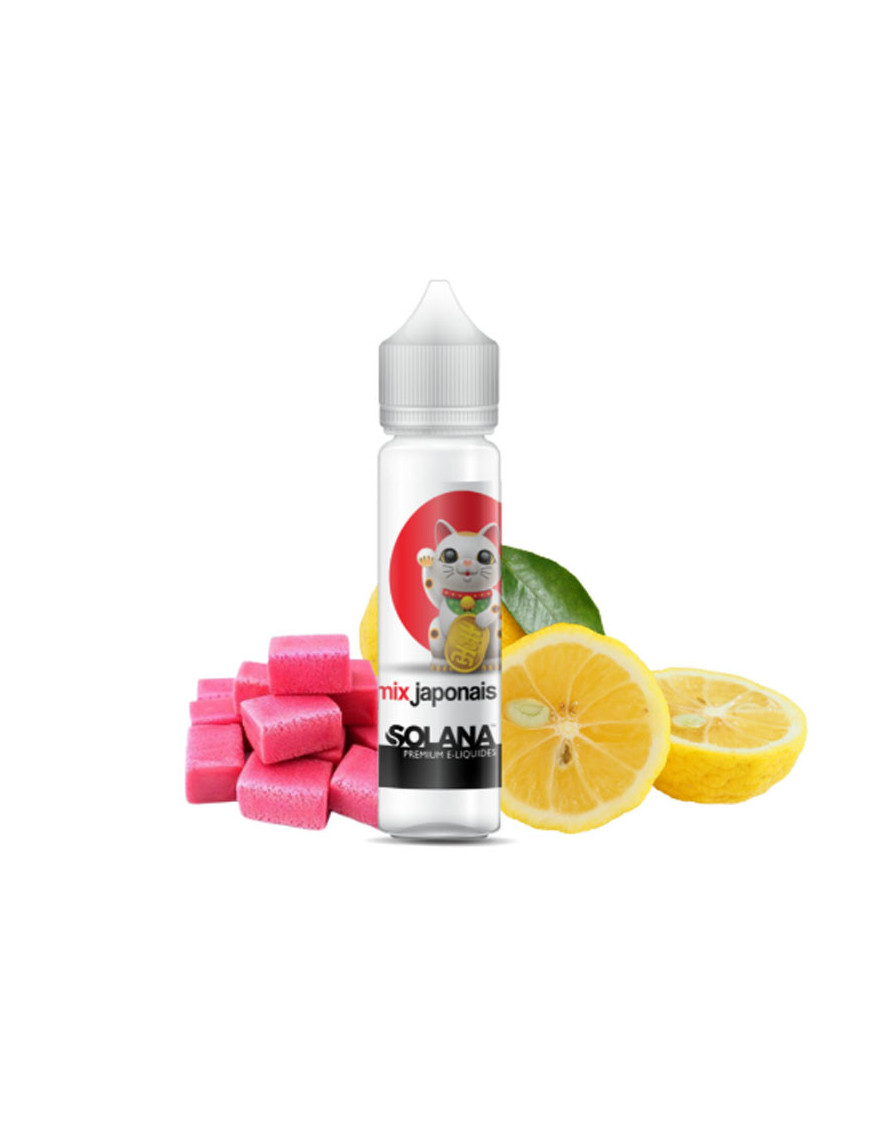 Mix Japonais 0mg 50ml - Solana | E-Liquid Erdbeerbonbon Yuzu