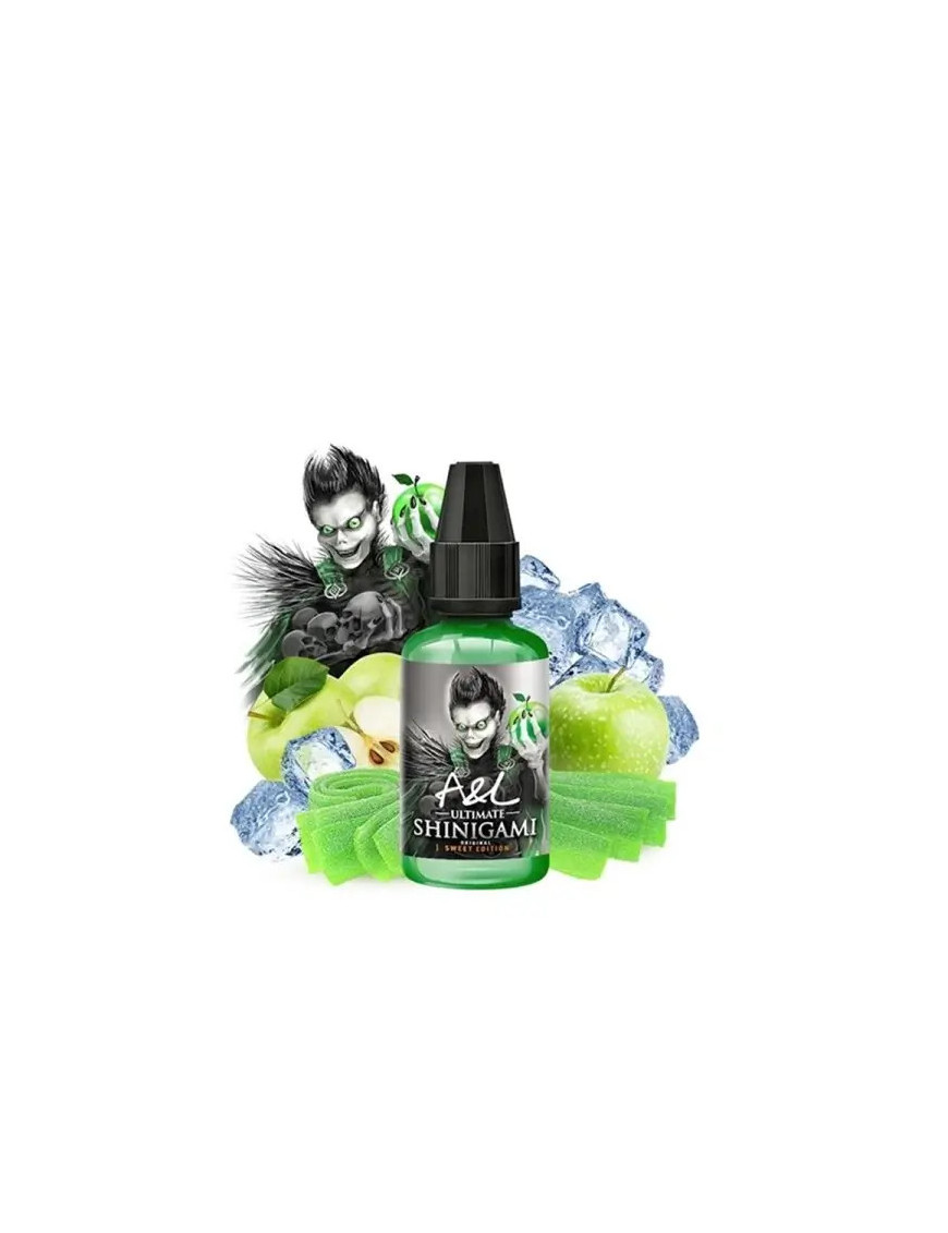 Concentré Shinigami Green Edition 30ml – Ultimate – A&L | Arôme pomme verte acidulée sans sucralose