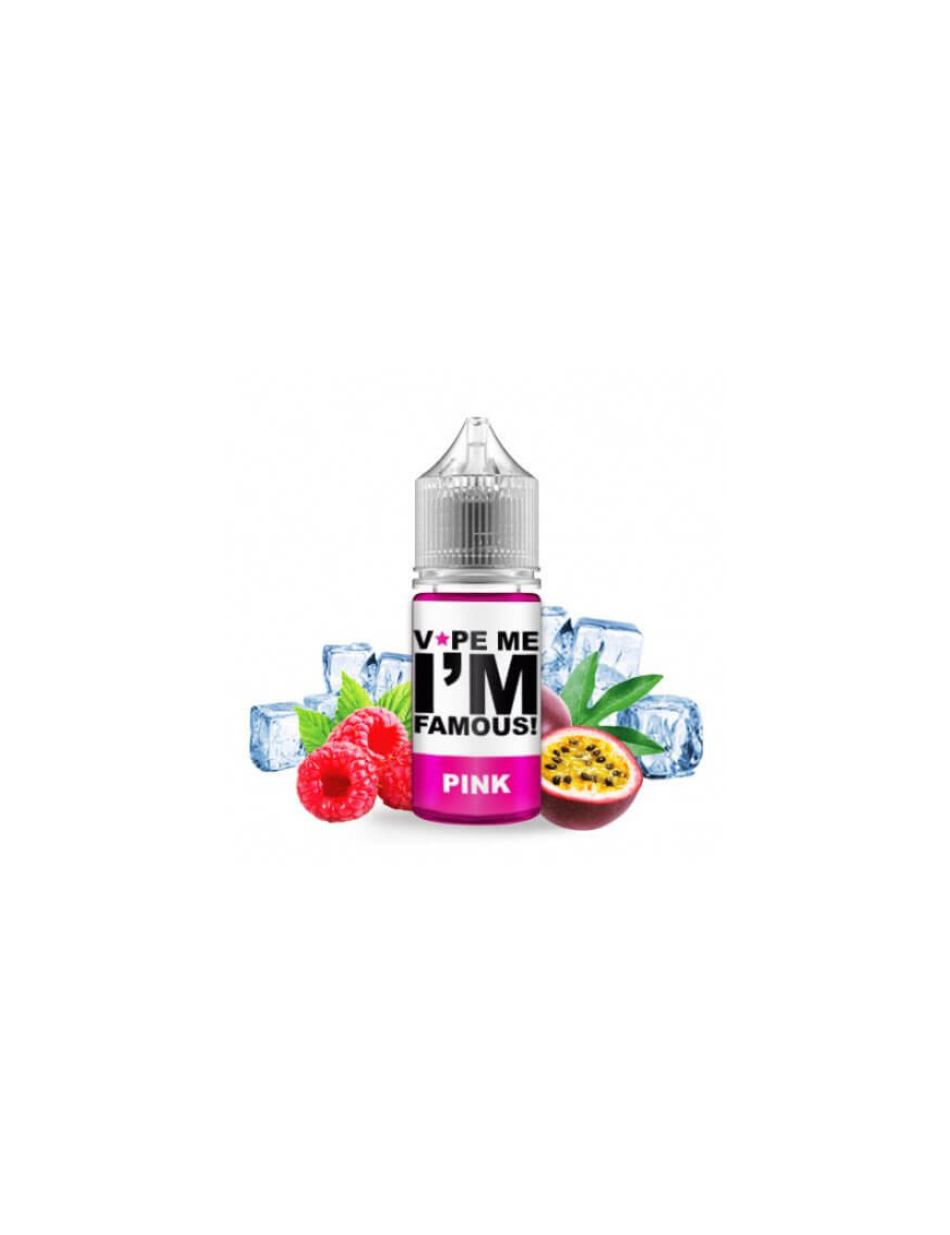 Concentré Pink 30 ml - Vape me I'm Famous - Aroméa : Arôme DIY framboise et fruit de la passion