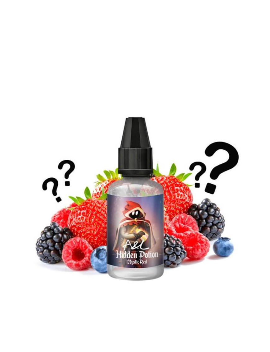 Mystic Red Konzentrat 30ml – Hidden Potion – A&L | Rote Früchte Frische Geheimnisvolles Aroma