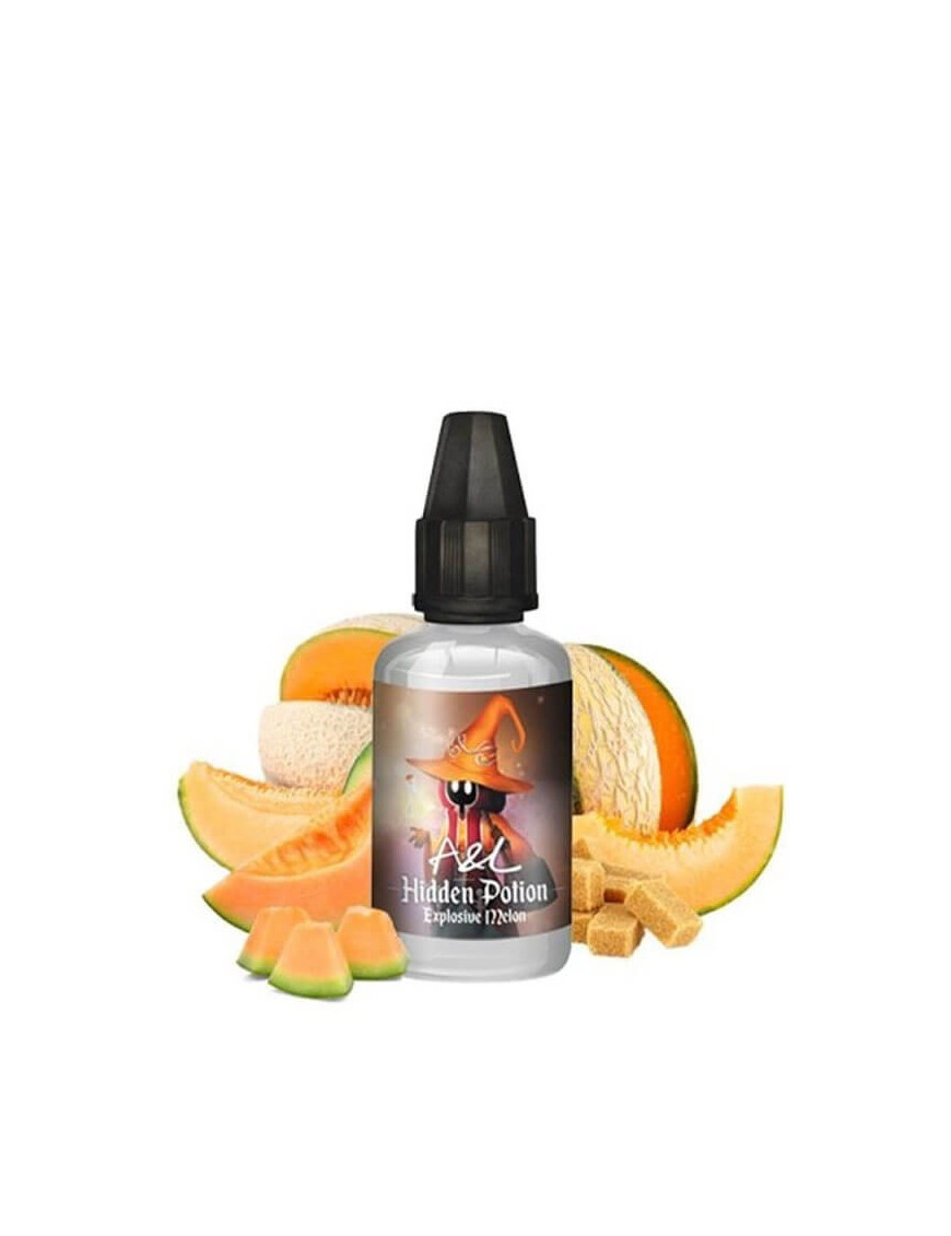 Explosive Melon Konzentrat 30ml – Hidden Potion – A&L | Cavaillon-Melone Aroma