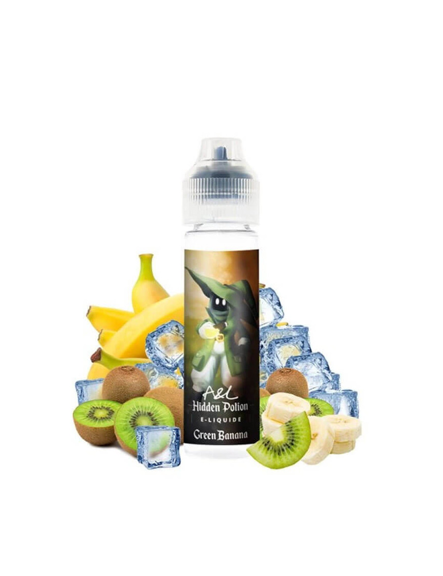 Green Banana Liquid 50ml – Hidden Potion – A&L | Banane, Kiwi, Frische