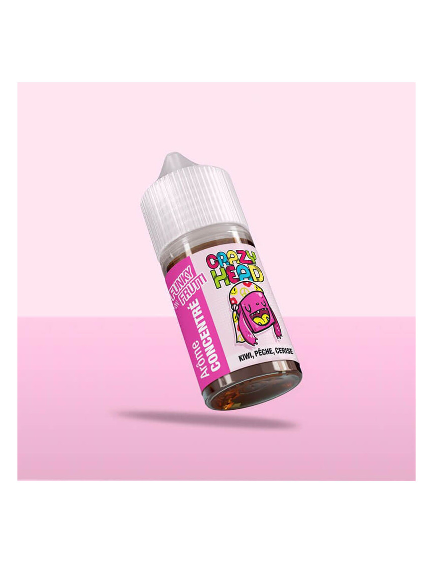 Funky Frutti Aroma 30ml – Crazy Head – Flavor Hit | Pfirsich, Kiwi, Kirsche, Frische