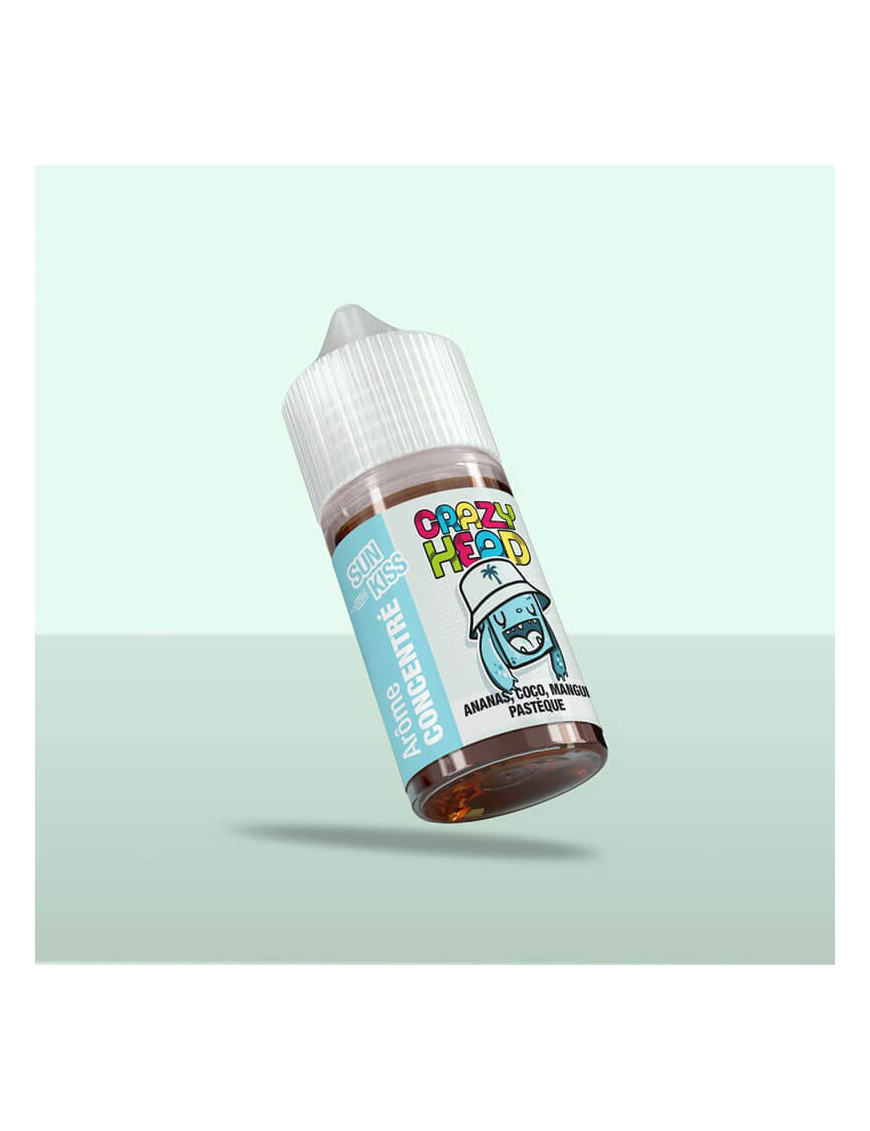 Sun Kiss Konzentrat 30ml – Crazy Head – Flavor Hit | Kokosnuss, Mango, Passionsfrucht, Wassermelone