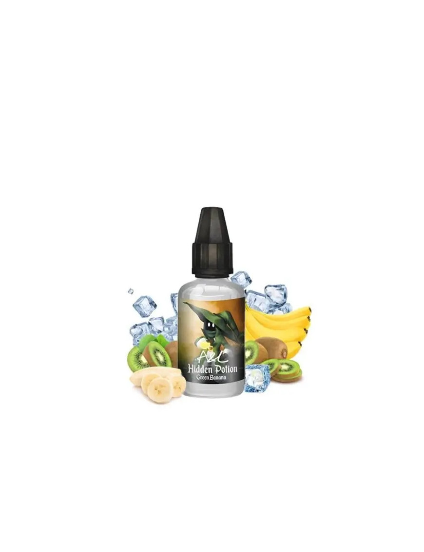 Green Banana Aroma 30ml - Hidden Potion von A&L: Frische Banane und Kiwi