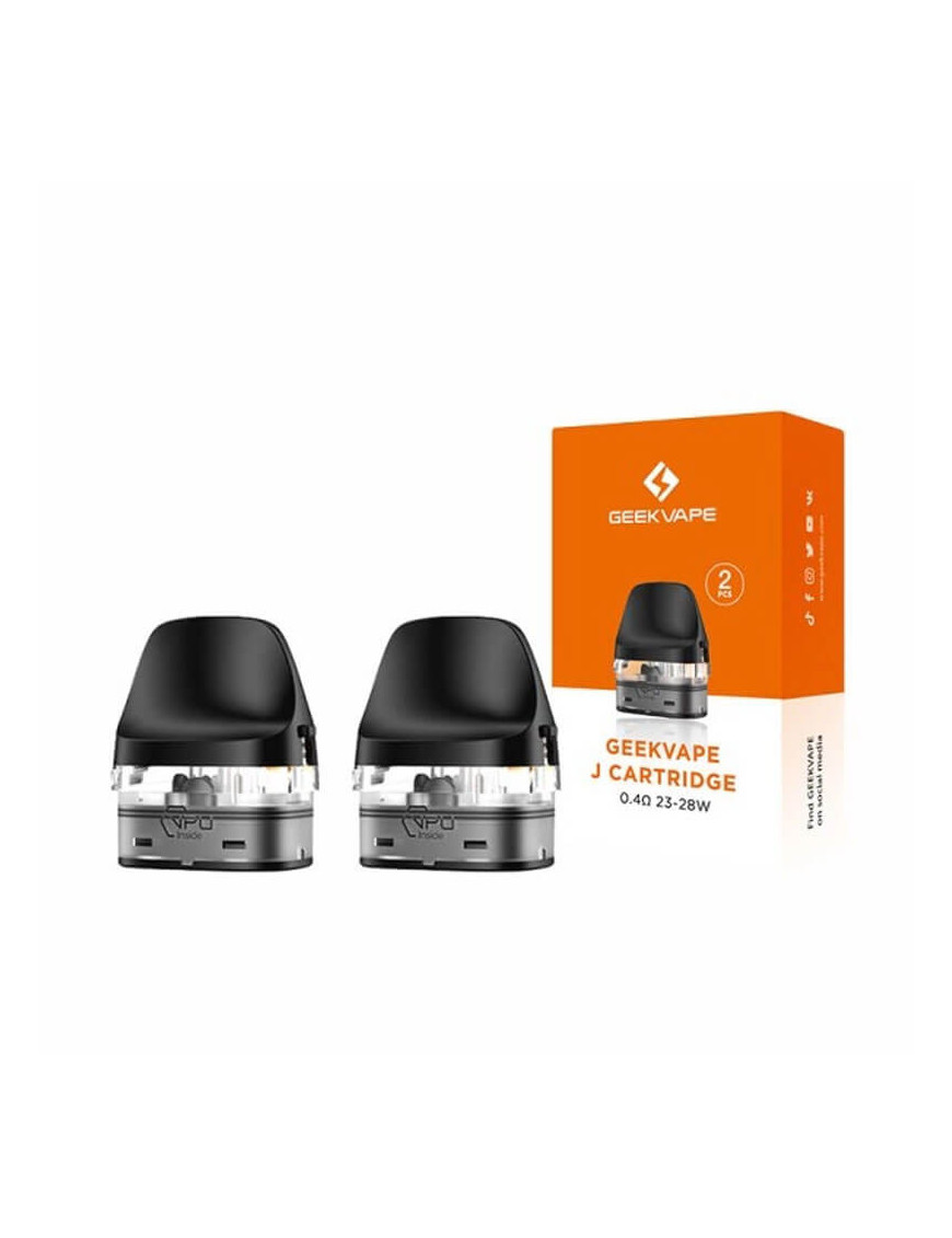 J Kartuschen 0,4/0,6/0,8/1,2Ω 5ml (2 Stück) – GeekVape