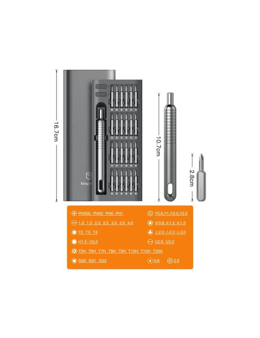 Tournevis de précision 51 en 1 KS-840117 – Kingsdun