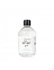 Basis 20PG / 80VG 500ml – e-Saveur
