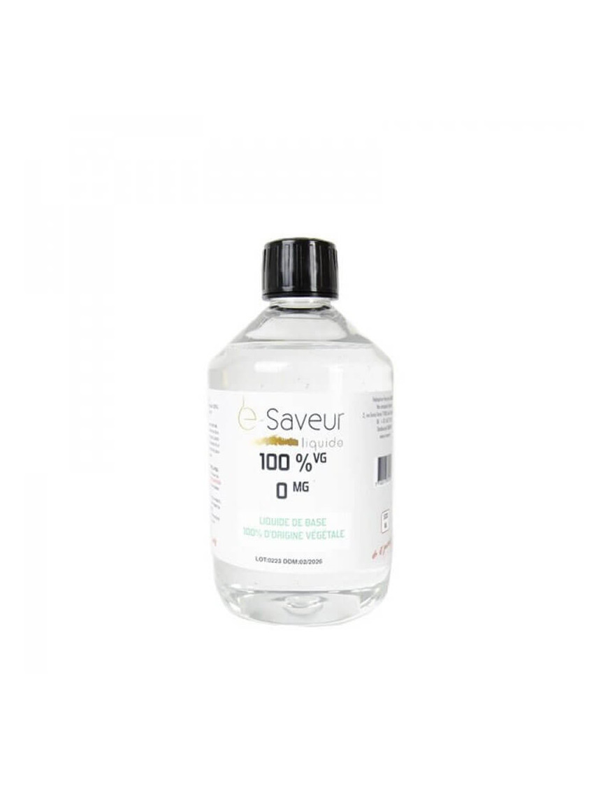 Basis 100VG 500ml – e-Saveur