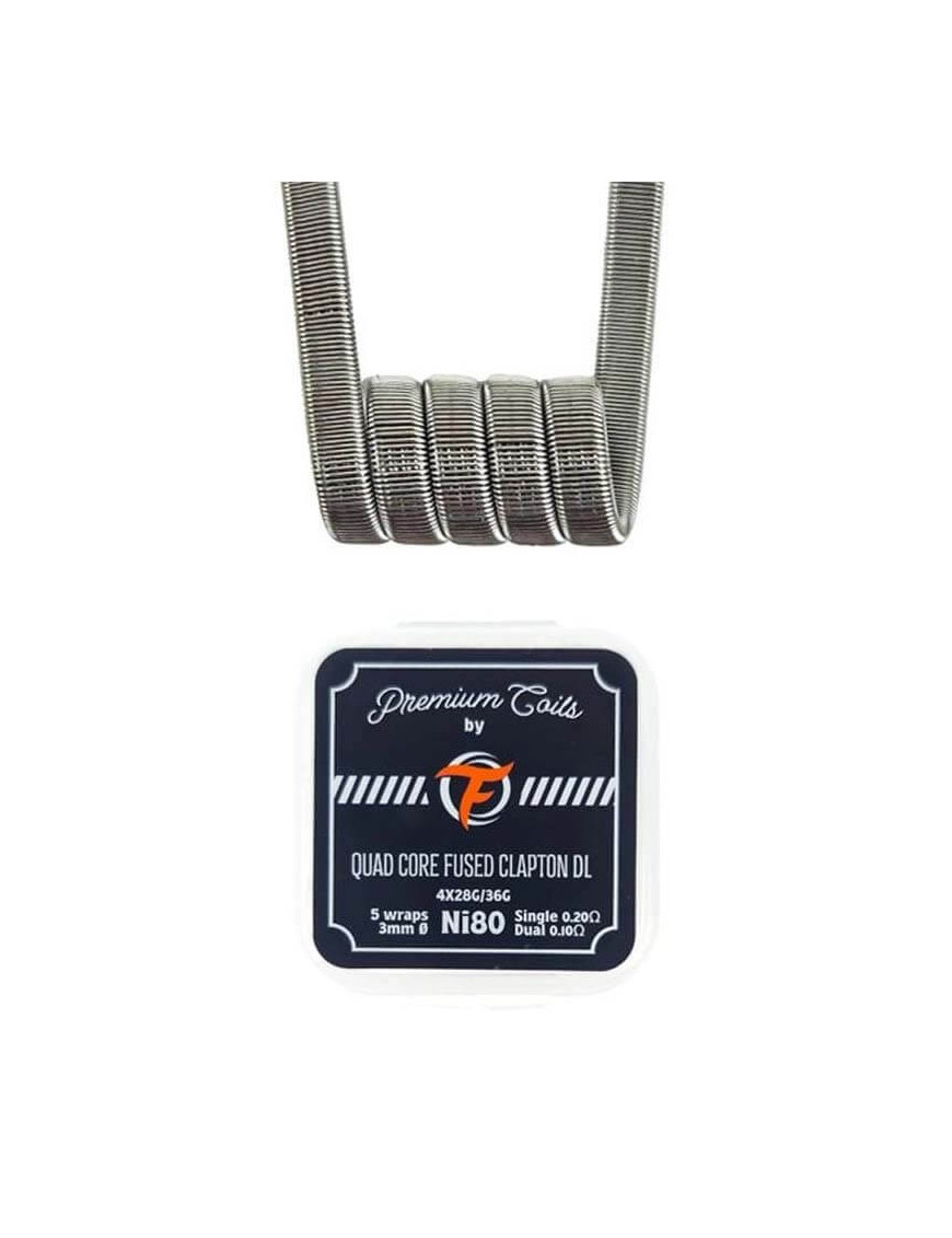 Quad Core Fused Clapton DL Ni80 0.20Ω Neue Version (10 Stück) – Fumytech
