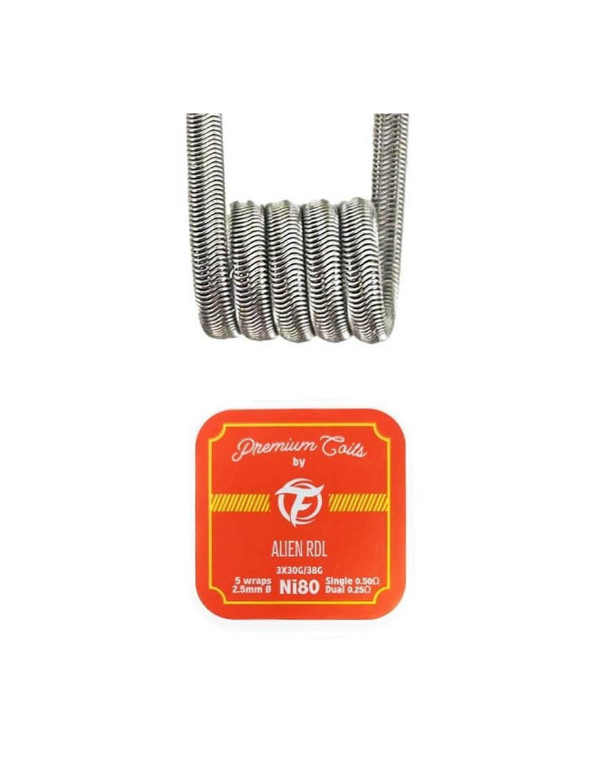 Alien RDL Ni80 0.50Ω 2.5mm Ø (10 Stück) – Fumytech