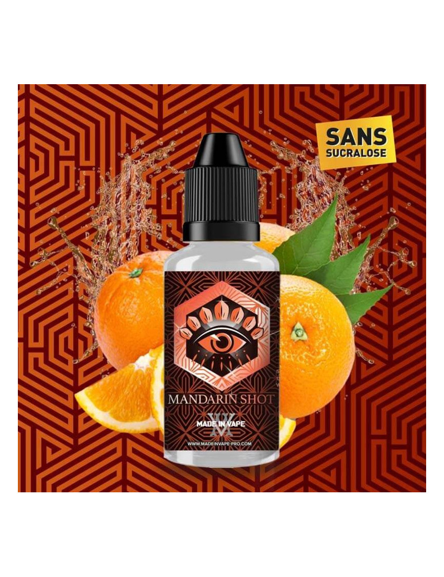 Mandarin Shot 30ml Wink Made In Vape – Concentré mandarine acidulée