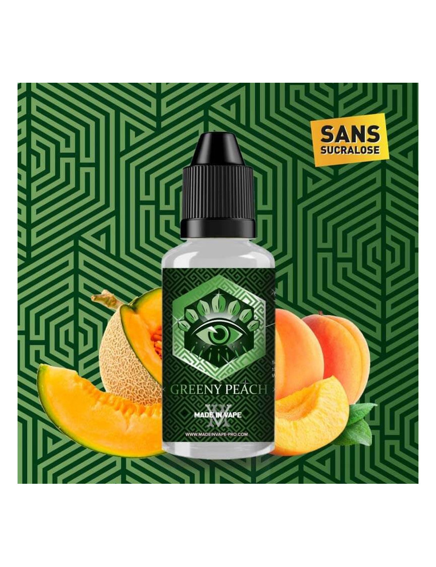 Greeny Peach 30ml Wink Made In Vape – DIY Aroma Melone Pfirsich