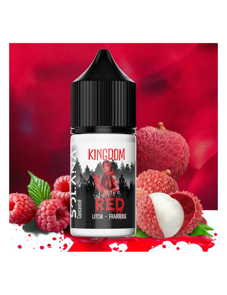 Konzentrat Kingdom 30ml - Solana Walking Red - DIY-Aroma Litschi Himbeere