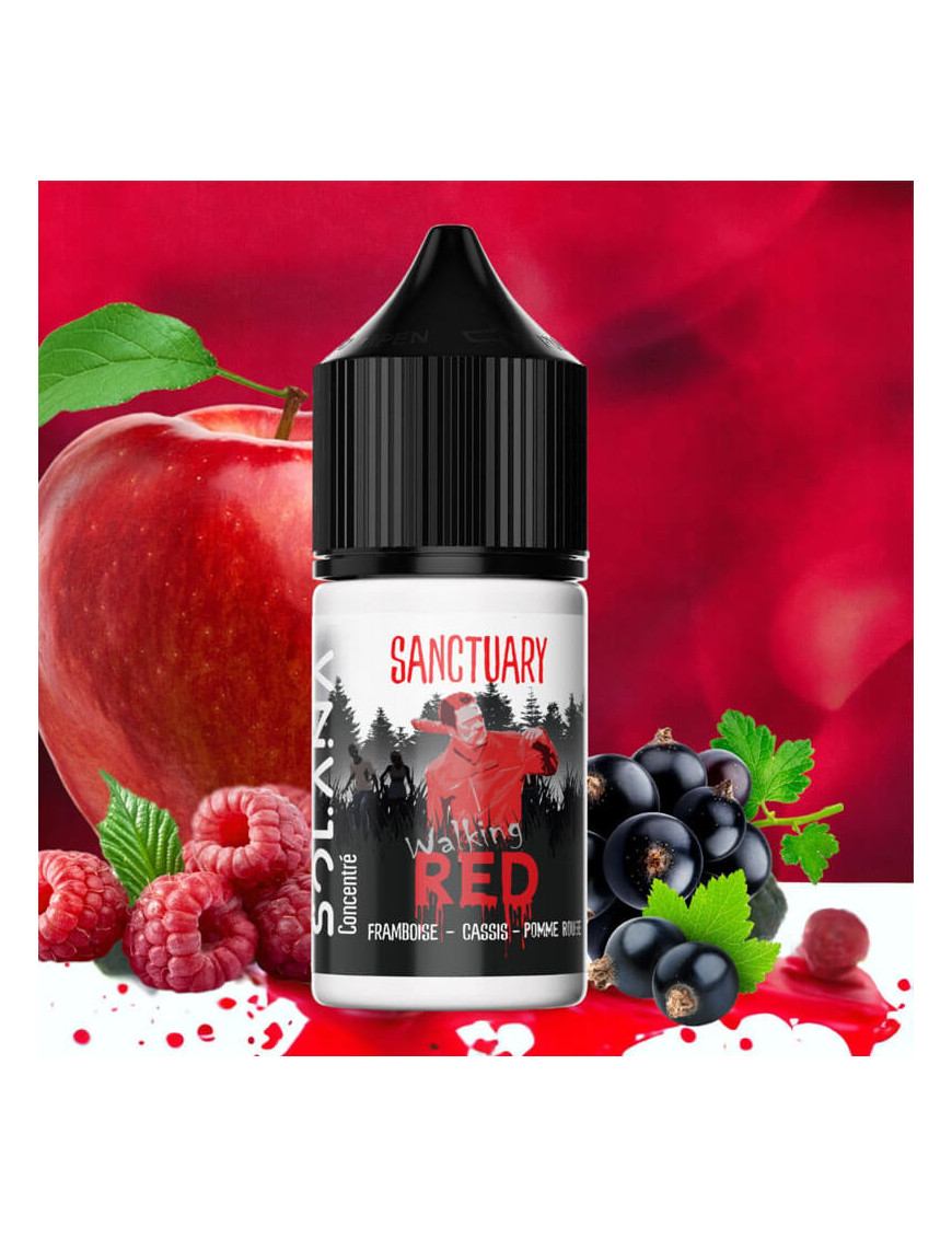 Konzentrat Sanctuary 30ml - Solana Walking Red - DIY-Aroma Himbeere Cassis Roter Apfel