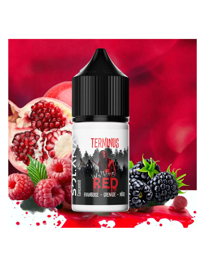 Konzentrat Terminus 30ml - Solana Walking Red - DIY-Aroma Granatapfel Brombeere Himbeere