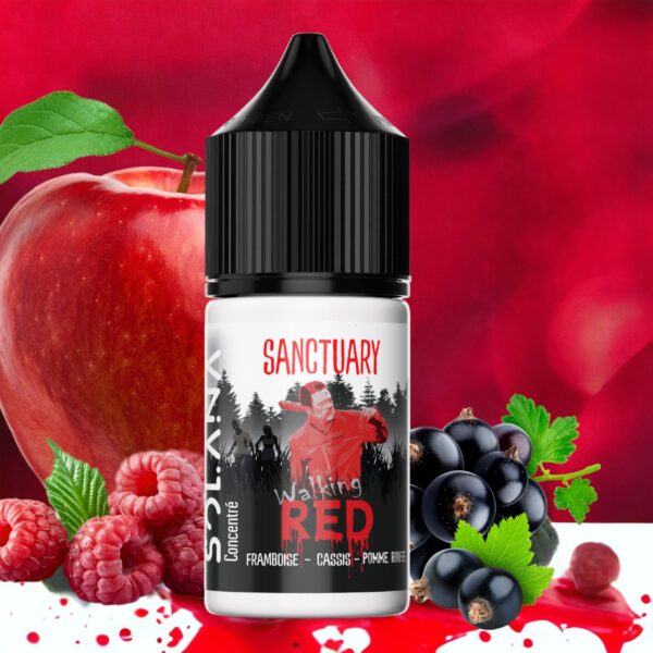 Concentré Sanctuary Walking Red 30ml avec framboises, cassis et pommes rouges